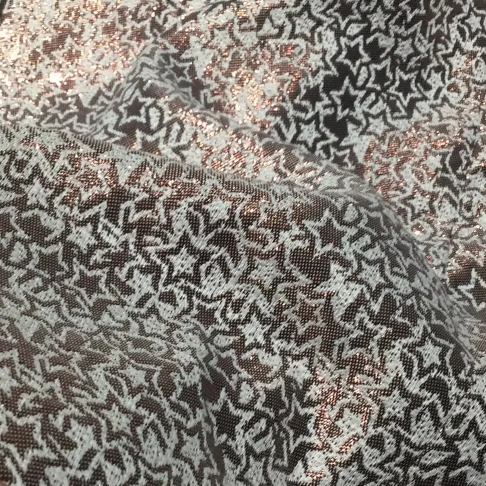 Gymboree 3T star bronze metallic ruffle sleeve